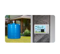 Sensore di livello a ultrasuoni SustVita Campo di misurazione 1-5 m, rilevamento della temperatura 40°C a 60°C negativi, trasmettitore IP65 per la misurazione della profondità di