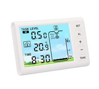 Sensore di Livello 'acqua Ad Ultrasuoni Misuratore di Livello Wireless per Serbatoi Sveglia per Acqua Alta e Bassa Display Trasmettitore Senza Fili IP65 per il Monitoraggio del