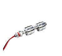 Sensore di livello del liquido del serbatoio deII'acqua con interruttore a galleggiante, sensore di flusso della piscina del serbatoio deII'acqua in acciaio inossidabile a doppia sfera, 1 pezz0(250mm)