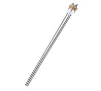 Sensore di livello dell’acqua per caldaia, sonda elettrodo a 3 pin per il livello dell’acqua con asta in ottone e acciaio inox rivestita in PTFE, resistente alle alte temperature