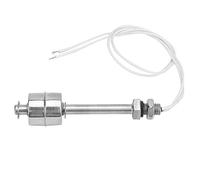 Sensore di livello dell'acqua 100 mm, 0~220V Sensore di livello liquido Interruttore a galleggiante di strumento per la rilevazione di bassa pressione in acciaio inossidabile per