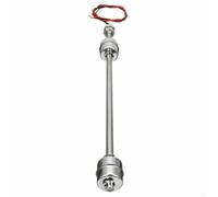 Sensore di livello dell'acqua verticale in acciaio inossidabile,Interruttore a galleggiante Regolatore di livello liquido 240V AC,Filo PTFE ad alta temperatura per controllo automatico della pompa del