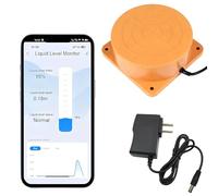 Sensore di livello dell'acqua WLAN a ultrasuoni, sensore di livello dell'acqua, sensore intelligente dell'acqua, sensore di livello dell'acqua WiFi, sensore di livello per app Tuya Smart Life