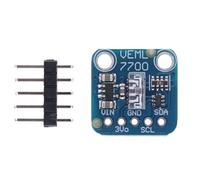 Sensore di Luce Ambientale VEML7700, DC 3,3 V Modulo Sensori di Luci Intervallo di Misurazione della Luce 0~120k Lux Risoluzione 0,0036 Lx/ct con Pin Maschio XH2.54-5P