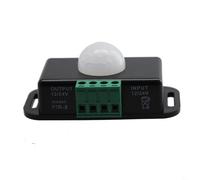 Sensore di moto infrarosso del corpo umano per controllo della luce del LED, commutatore di carico 12V 24V, 8A
