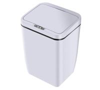 Sensore di Movimento A Induzione Intelligente Touchless Automatico Cestino C Sensore di Ampia Apertura Eco-frien Cestino della Spazzatura, White