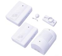 Sensore di movimento a infrarossi split campanello wireless con allarme intelligente, rileva movimenti fino a 150 metri fornendo avvisi sonori e luminosi per la sicurezza