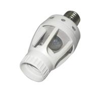 SENSORE DI MOVIMENTO ACCENDI LUCE AUTOMATICO CREPUSCOLARE LAMPADINA E27