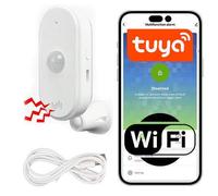 Sensore di movimento con sirena WIFI Tuya con cavo SMART LIFE Rilevatore PIR