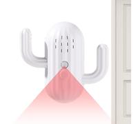 Sensore di movimento interno, allarme con sensore di movimento - Rilevatore di movimento di sicurezza wireless | Registratore vocale cactus con ganci, allarme sensore di movimento interno, reco