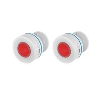 Sensore Di Movimento Mini Rilevatore Di Movimento Del Corpo Umano A Infrarossi Allarme Con Rilevamento 'umidità Della Temperatura per Ville e Magazzini(2PCS)