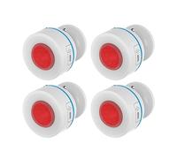 Sensore Di Movimento Mini Rilevatore Di Movimento Del Corpo Umano A Infrarossi Allarme Con Rilevamento 'umidità Della Temperatura per Ville e Magazzini(4PCS)