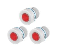 Sensore Di Movimento Mini Rilevatore Di Movimento Del Corpo Umano A Infrarossi Allarme Con Rilevamento 'umidità Della Temperatura per Ville e Magazzini(3PCS)