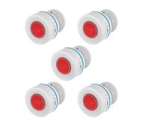 Sensore Di Movimento Mini Rilevatore Di Movimento Del Corpo Umano A Infrarossi Allarme Con Rilevamento 'umidità Della Temperatura per Ville e Magazzini(5PCS)