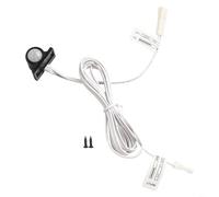 Sensore di movimento PIR a infrarossi per strisce luminose da 12 V, si accende e si spegne automaticamente con rilevamento umano (nero)