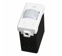 Sensore di Movimento PIR, Compatibile Con Bticino Matix, Colore Bianco, da Incasso Per Serie Civile, 1 Modulo, Time Lux Regolabile, Angolo Rilevamento 120°