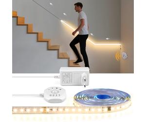 Sensore di movimento PIR LED Scale Luce notturna WS2811 Pixel Indirizzabile Striscia di caccia per la stanza Scala Corridoio Ingresso Lampada Decor