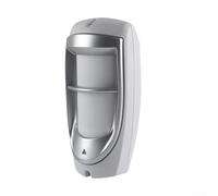 Sensore di movimento PIR per esterni cablato per sistema di allarme di sicurezza domestica, raggio di rilevamento 8-12 m, angolo di 110°, resistente alle intemperie IP nominale grigio rivelatore con