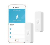 Sensore di movimento PIR WiFi: rilevatore di movimento intelligente per interni con notifiche app e avvisi, batteria inclusa, rilevatore di movimento a infrarossi per monitor remoto e domotica