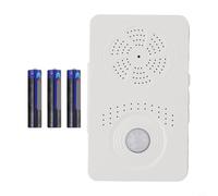 Sensore di movimento PIR wireless fino a 120 ° Registrazione vocale personalizzata Volume regolabile Rilevamento del corpo a infrarossi Campanello fino a 4 m Avendo angolo di visione Batteria o