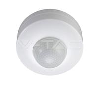 SENSORE DI MOVIMENTO V-TAC A INFRAROSSI DA PARETE/SOFFITTO CORPO NERO/BIANCO