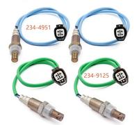 Sensore di Ossigeno Lambda 4 Pezzi a Monte e a Valle 234-9125 234-4951 per Jaguar S-Type 2006-2008 XJ8 XJR XKR 06-2009 Sensore del Rapporto Aria-Carburante