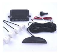 Sensore Di Parcheggio Sensor 1 Set Kit Sensore Parcheggio Auto Display Auto 4 Sensori Per Tutte Le Auto Radar Di Retromarcia Monitor Parcheggio Bumper Rear Per Sensore(BIANCO)