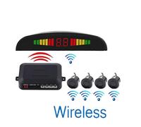 Sensore di parcheggio wireless per auto Parktronic a LED con 4 sensori, radar di parcheggio per retromarcia