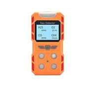 Sensore di perdite di gas multiplo industriale 4 in 1 CO H2S O2 CH4 EX Rilevatore di gas combustibile Monitor Sicurezza Voce umana Allarme rapido(Gas Alarm Yellow)