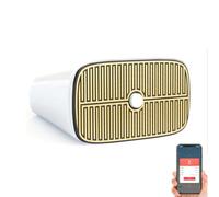 Sensore di pioggia wireless intelligente, per Tuya per Zigbee IP67 impermeabile rilevatore di perdite d'acqua con avvisi app, monitor 2 in 1 per pioggia e perdite all'aperto