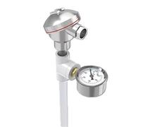 Sensore di potenziale idrico tensiometro del suolo, guida al monitoraggio dell'irrigazione del terreno, campo di misurazione -100-0kpa, tubo in plastica PVC trasparente, per basi di alberi da frutto