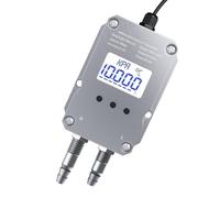 Sensore di pressione 0-50pa 0-200pa 0-500pa 0-10Kpa Trasmettitore di pressione differenziale 4-20mA 0-10V 0-5V RS485 con DC24V(LCD RS485,0-10Kpa)