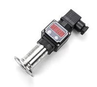 Sensore di pressione a pellicola piatta for alimenti e medicinali da 4-20 MA Sensore di livello a membrana piatta di tipo sanitario ad alta temperatura(LCD 4-20mA,0-10Kpa)