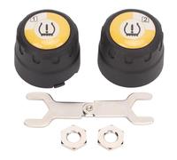 Sensore di Pressione dei Pneumatici, Bluetooth TPMS 2 Sensore Esterno di Monitoraggio della Pressione dei Pneumatici Allarme di Temperatura della Pressione in Tempo Reale per Moto