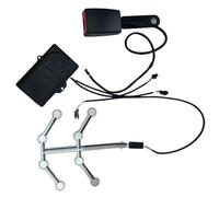 Sensore di pressione del seggiolino auto | Pad di promemoria di avvertimento della cintura | Sensore della cintura di sicurezza in PVC di allarme di sicurezza rapida Rilevamento accurato