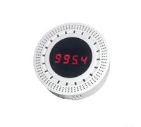 Sensore di pressione intelligente per app Tuya For Smart Life | Rilevamento della pressione atmosferica con monitor di umidità di temperatura | Avvisi in tempo reale | Alimentazione USB 5V | Bianco