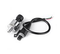 Sensore di pressione per auto, 30-500 PSI, in acciaio inox, per olio, acqua, carburante, con cavo DC 5 V, filettatura NPT (300 PSI)