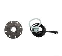 Sensore di ricambio PAS Pedelec a 8 magneti per bicicletta elettrica, impermeabile, alta precisione, supporto per movimento centrale (3 fili, cavo da 100 cm)