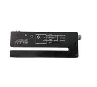 Sensore di rilevamento etichette FC-2110D/P Sensore di commutazione con corpo trasparente in metallo for test universale(FC-2110P PNP)