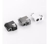 Sensore di risparmio idrico a induzione a infrarossi per rubinetti, touch-, doppio rilevamento (0,25 s per risposta), grado di protezione IPX6, adatto per interni da 19 a 24 mm / 20 - 22 mm (nero +