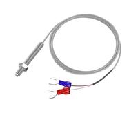 Sensore di temperatura a vite M6, tipo K/J/E/PT100, termocoppia RTD 0-600 ℃, filo, 1 pezzo(M6 K 1M)