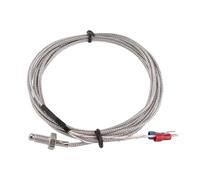 Sensore di temperatura con filettatura di controllo termocoppia tipo K M6/M8 0-400 ℃ 1 pezzo(M6 1m)