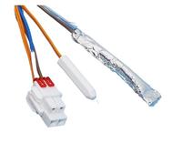 Sensore di temperatura del frigorifero, termostato di sbrinamento, compatibile con LG, sonda del sensore di temperatura, doppio tubo fusibile porta-porta 10K