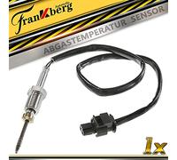 Frankberg Sensore temperatura gas di scarico Sensore gas di scarico 2-Poli Compatibile con X1 E84 X3 F25 Serie 5 Touring F11 X3 E83 Serie 3 Touring E91 Replace# 13627806254