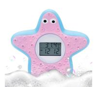 Sensore di temperatura delle stelle marine, monitor domestico per bambini, giocattolo da bagno con indicatore LCD, lettura accurata della temperatura, 12x8x7cm, design impermeabile, per la