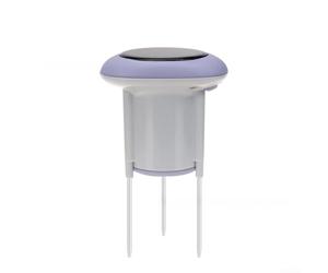 Sensore di temperatura e umidità del suolo ad energia solare con controllo app per Tuya per ZIGBEE Smart Garden Monitor, sonda esterna in tempo reale per fattorie serre prati parchi (A)