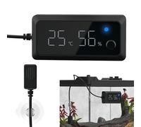 Sensore di temperatura e umidità, display digitale Humidity Display, Pet Rearing Box Humidity Gauge, rettile Humidity Gauge, Digital Terrarium Temp Humidity Gauge for Bearded Dragon, Tortoise