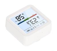 Sensore di temperatura e umidità integrato Tuya con collegamento wireless a 2,4 GHz e display retroilluminato per il monitoraggio domestico