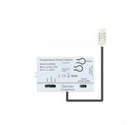 Sensore di temperatura e umidità intelligente WiFi con telecomando per app Tuya, gestione automatica della temperatura e integrazione assistente vocale (C)