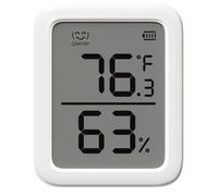 SwitchBot Termometro Igrometro Ambiente, Umidità e Temperatura Interno Bluetooth per Casa, Sensore di Rugiada/VPD/Umidità Assoluta, Igrometro Digitale Professionale con Memorizzazione dei Dati